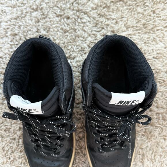 Nike Dunk Sky Hi Shoes Women’s Size 6 Black Wedge High Top Sneakers 644877-008 - Picture 3 of 11